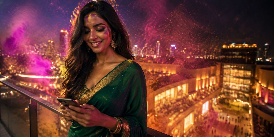 Delhi cricket fan watching mobile live betting on IPL match